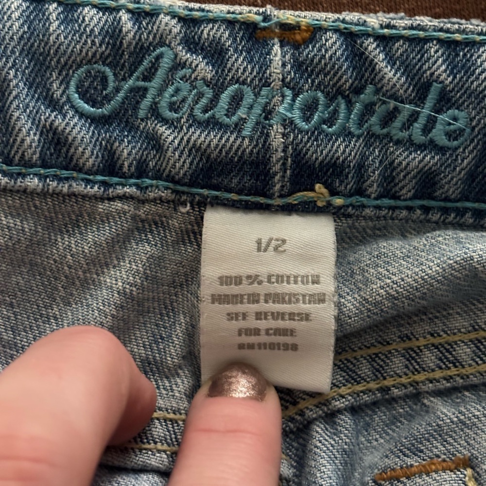 Aeropostale Light Blue Denim Pants - Picture 6 of 7